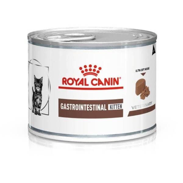 Royal Canin Gastrointestinal Kitten veterinārie konservi kaķēniem gremošanai 195 g